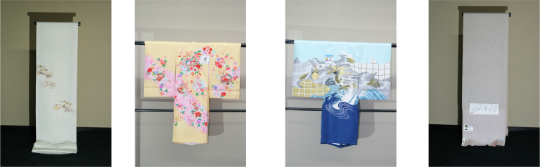 赤ちゃんの着物と色無地など